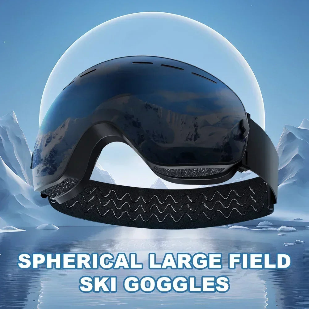 Ski Goggles Double Layers Anti-fog Adult Snowboard Snow Goggles Snowmobile Glasses Eyewear Winter Outdoor Ski Glasses