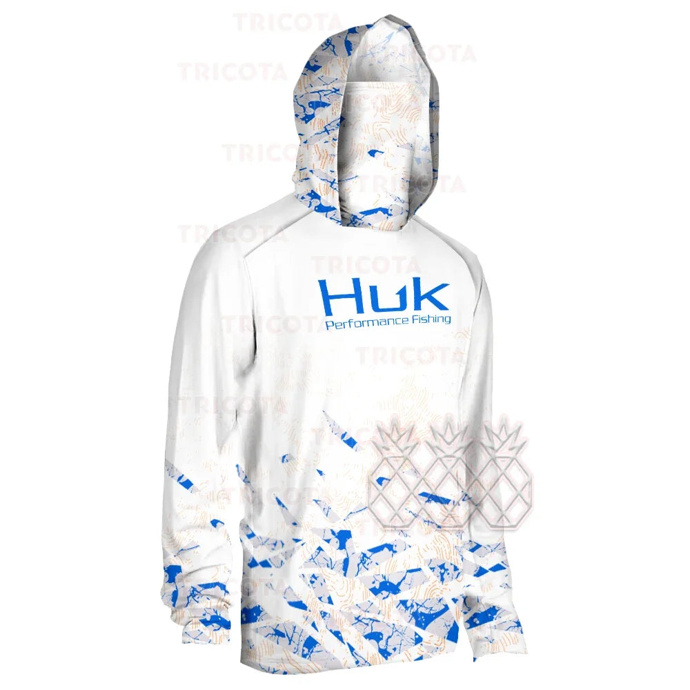 Huk UPF 50+ ANTI UV Long Sleeve Fishing Hoodie/Jersey