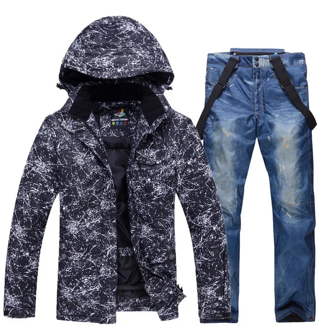 -30 Warm, Men and Women Snow Wear Suit Sets, Snowboarding Suit, Ski Clothes, Ski Jacket and Pant, Snowboarding Suit, Unsex