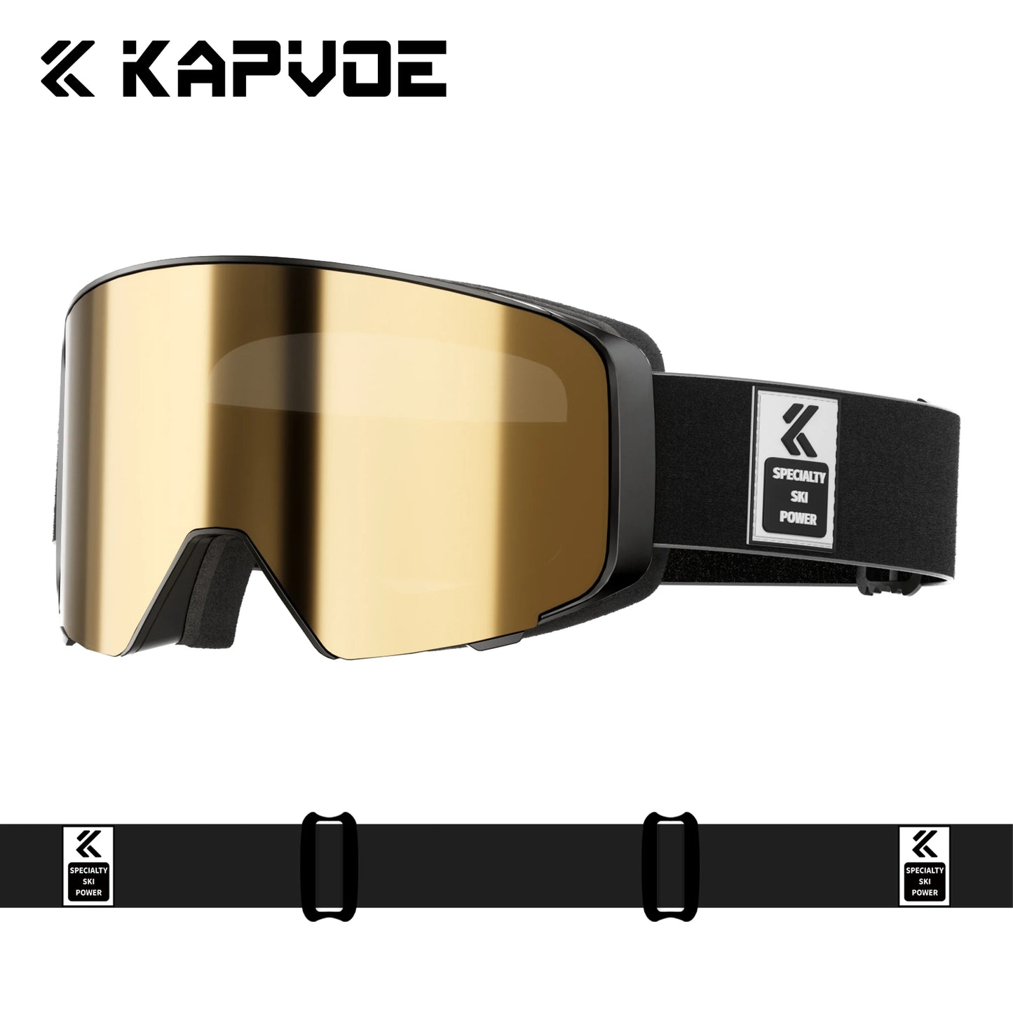 Kapvoe Photochromic Snow Goggles Men Ski Goggles Snowboard Mask for Women UV400 Protection Glasses Snowmobile Winter