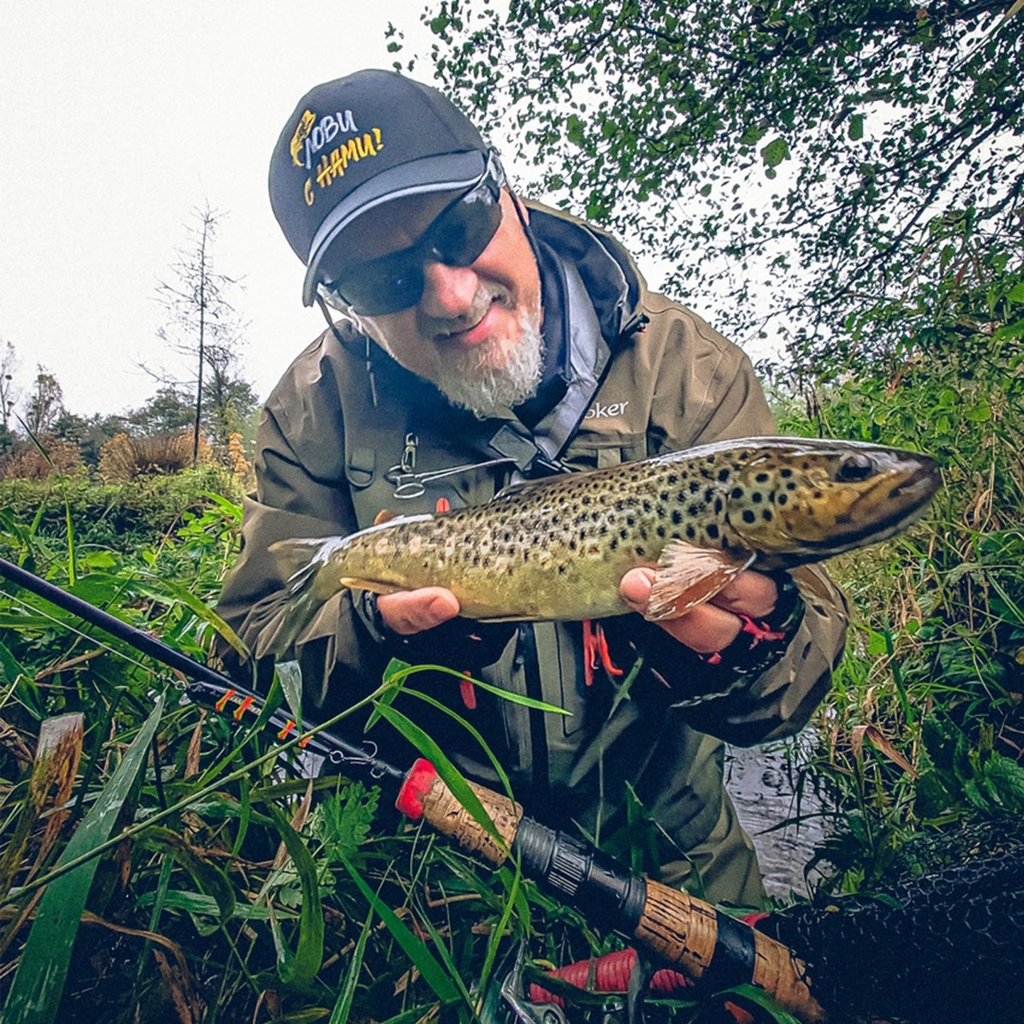 Men's Breathable  Fly Fishing Wading Jacket  Waterproof  Fishing Wader Jacket  Clothes Outdoor Hunting Fishing Clothing