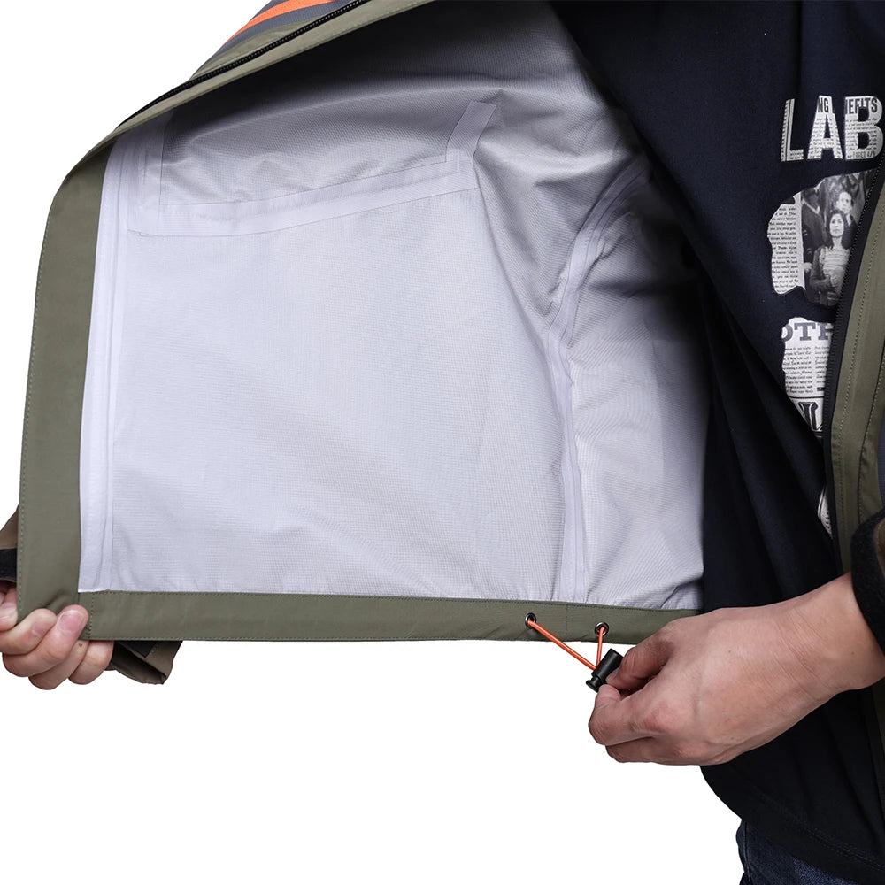 Men's Breathable  Fly Fishing Wading Jacket  Waterproof  Fishing Wader Jacket  Clothes Outdoor Hunting Fishing Clothing