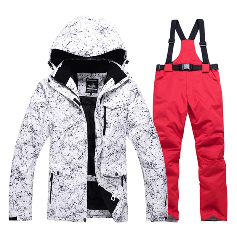 -30 Warm, Men and Women Snow Wear Suit Sets, Snowboarding Suit, Ski Clothes, Ski Jacket and Pant, Snowboarding Suit, Unsex