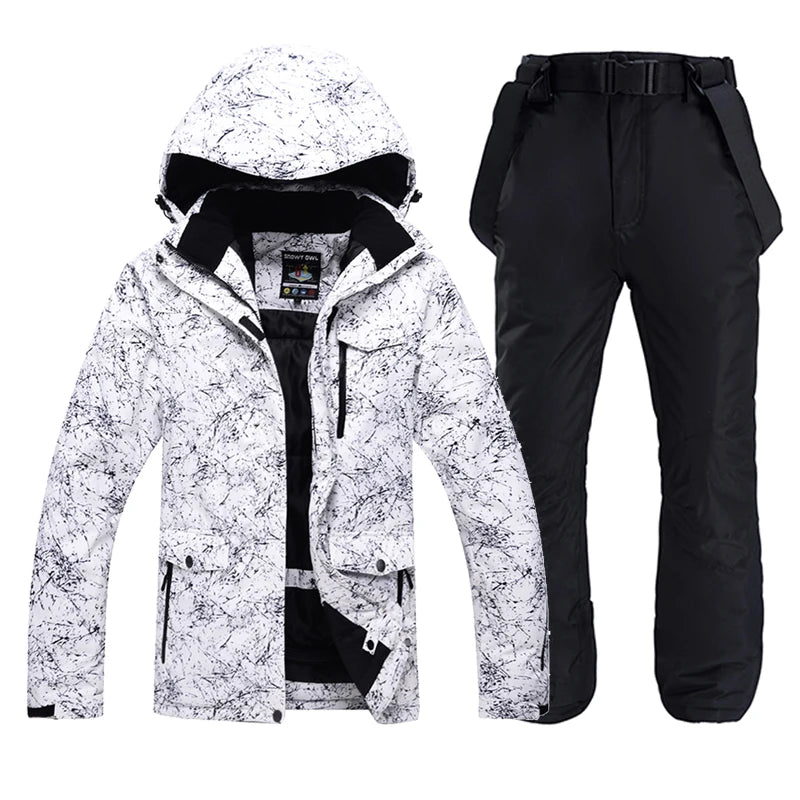 -30 Warm, Men and Women Snow Wear Suit Sets, Snowboarding Suit, Ski Clothes, Ski Jacket and Pant, Snowboarding Suit, Unsex