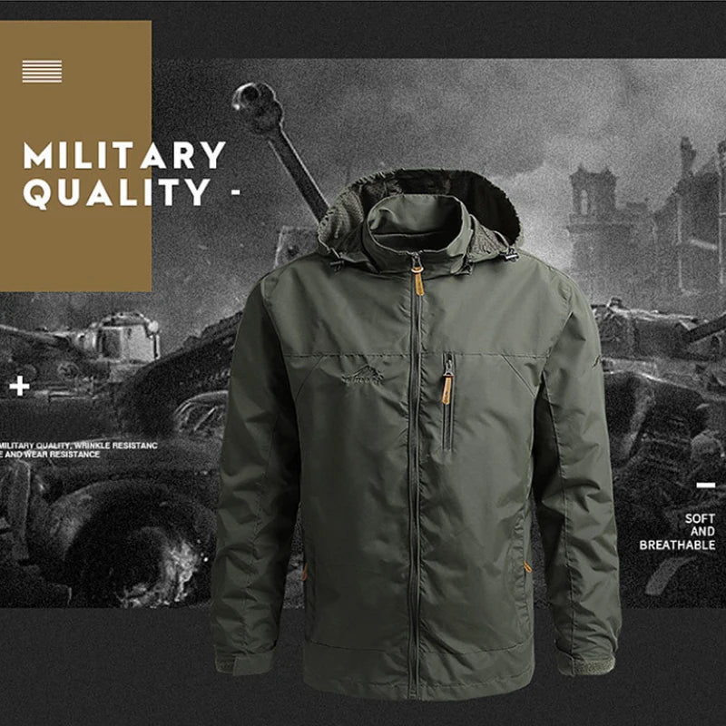 Windbreaker Men Tactical Jacket | Waterproof