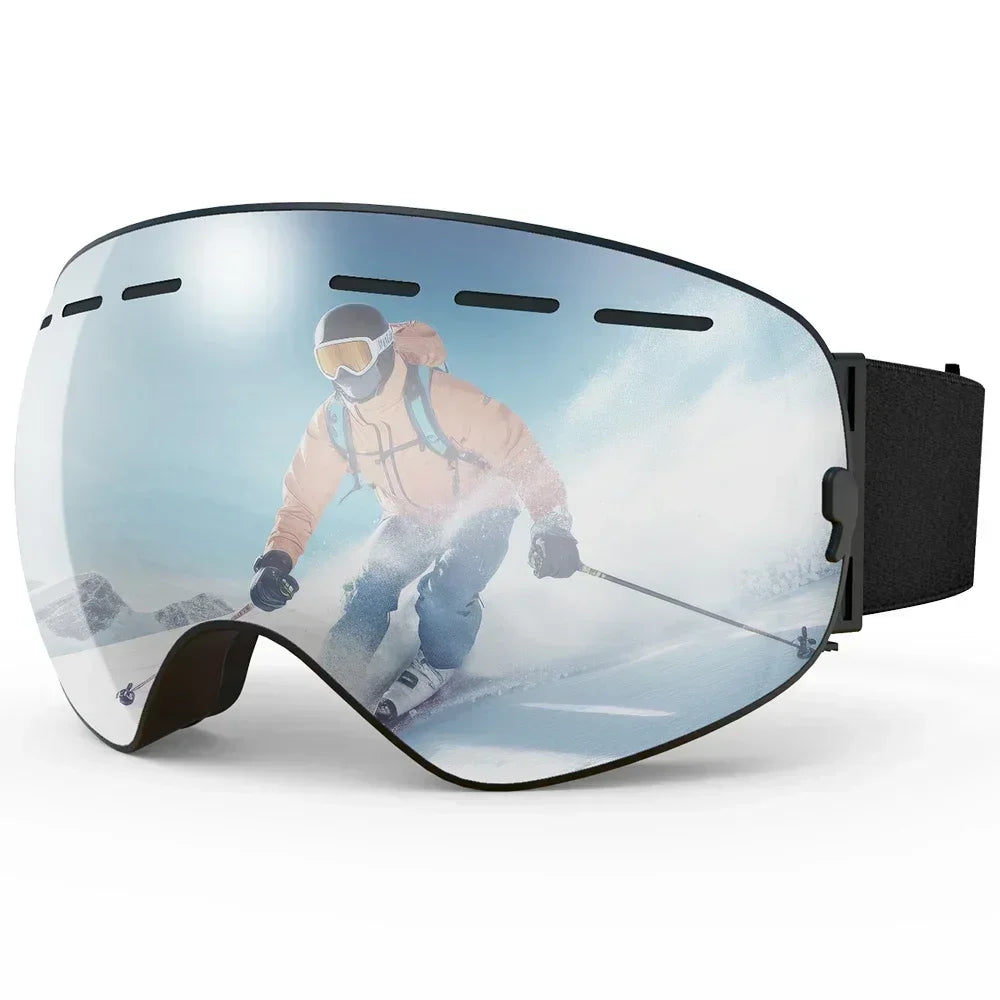 Ski Goggles Double Layers Anti-fog Adult Snowboard Snow Goggles Snowmobile Glasses Eyewear Winter Outdoor Ski Glasses