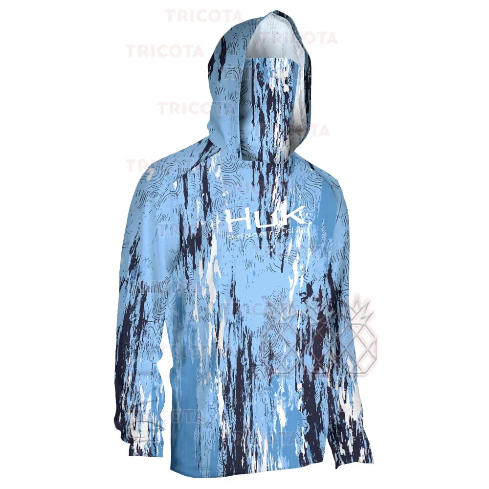 Huk UPF 50+ ANTI UV Long Sleeve Fishing Hoodie/Jersey