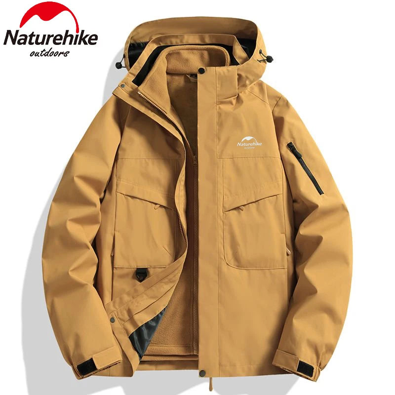 Naturehike -20° Men and Women Snow Wear Suit Sets, Snowboarding Suit, Ski Clothes, Ski Jacket and Pant, Snowboarding Suit, Unsex