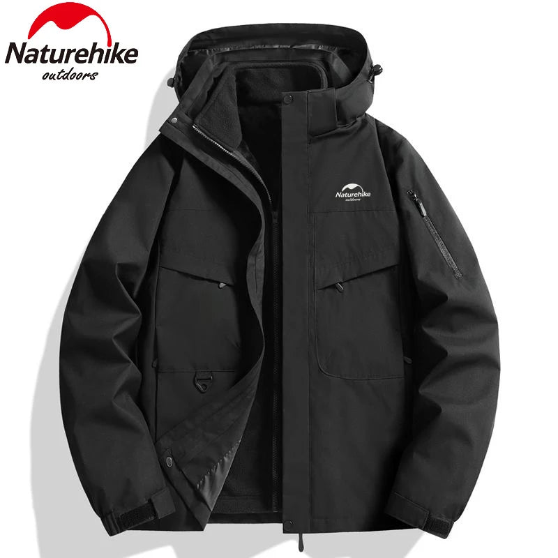 Naturehike -20° Men and Women Snow Wear Suit Sets, Snowboarding Suit, Ski Clothes, Ski Jacket and Pant, Snowboarding Suit, Unsex