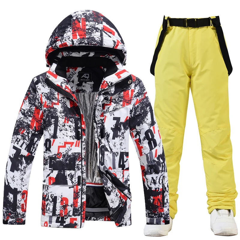 Men and Women Snow Wear, Snowboarding Suit, Winter Clothes Ski, Snow Ski Jacket and Pant Sets, Snowboarding Clothing, Brands
