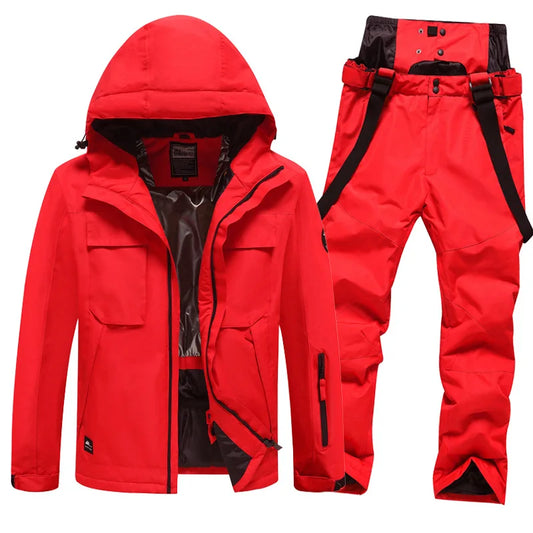 Men's and Women's Waterproof Snow Suit Jackets, Snowboarding Clothing, Skiing Costumes, Winter Wear Coats, Pure Color,  Unsex