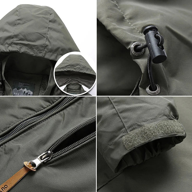 Windbreaker Men Tactical Jacket | Waterproof